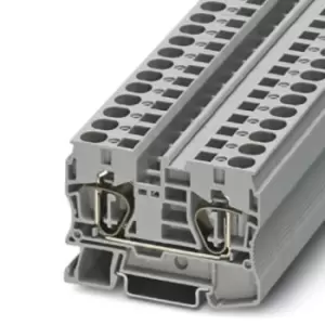 image of Phoenix Contact St 10 Terminal Block, Din Rail, 2Pos, 6Awg