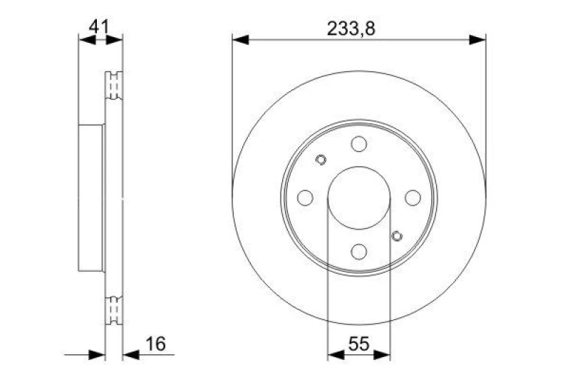 Image of Brake disc Bosch 0 986 479 352