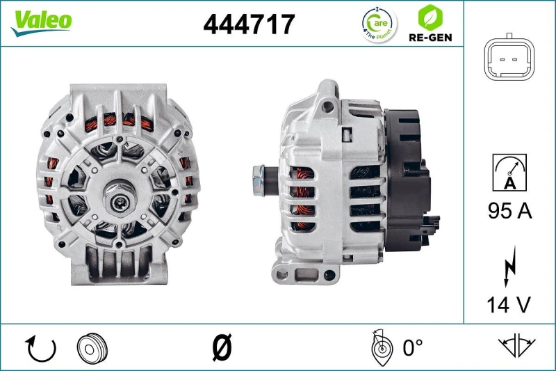 Image of Alternator VALEO 444717