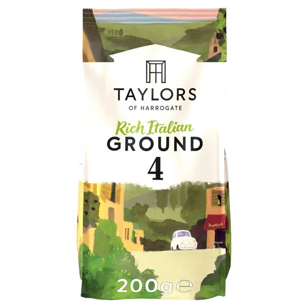 Image of Taylors of Harrogate Rich Italian Ground Coffee 200g