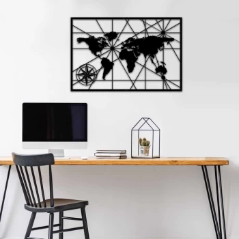 Image of MT - 001 Black Decorative Metal Wall Accessory