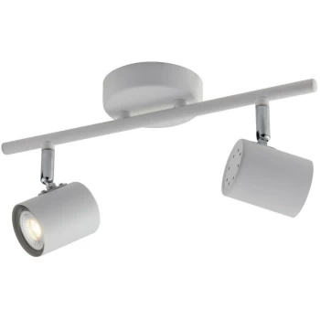 Image of Fan Europe Lighting - Fan Europe Zero - Ceiling Twin Spotlight, White, GU10