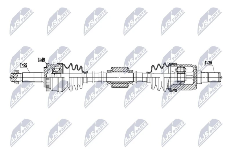 Image of NTY Drive shaft NTY NPW-KA-422