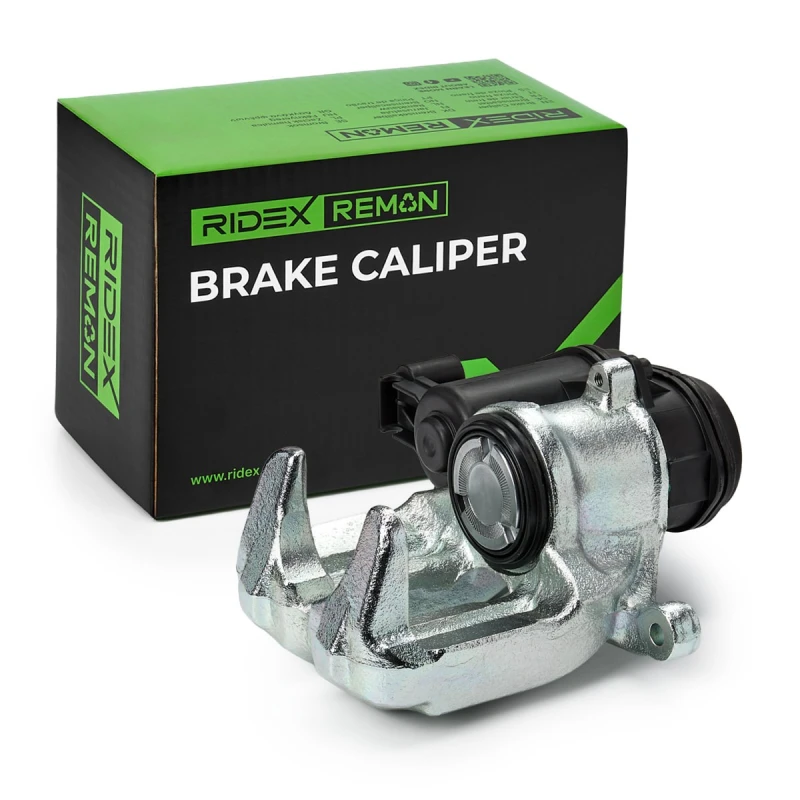 Image of RIDEX REMAN 78B2306R Brake caliper Rear Axle Right, for vehicles with electric parking brake Cast Iron Brake Caliper (78)