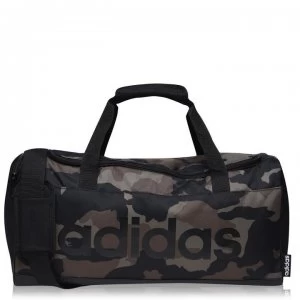 image of adidas Linear Logo Small Duffel Bag - Camo/Black