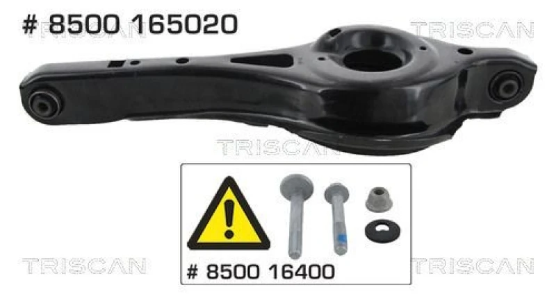 Image of TRISCAN Suspension arm TRISCAN 8500 165020