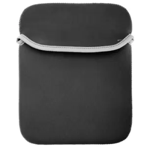 image of BagBase Reversible IPad / Tablet Sleeve / Bag (One Size) (Black/ Graphite grey)