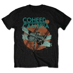 image of Coheed And Cambria - Dragonfly Unisex Large T-Shirt - Black