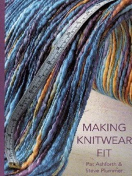Image of Making Knitwear Fit by Pat Ashforth and Steve Plummer Book