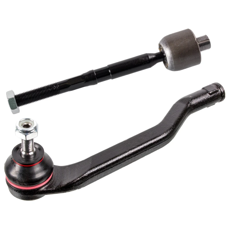 Image of FEBI BILSTEIN 43462 Tie Rod Front Axle Right, with lock nut Rod Assembly (284)