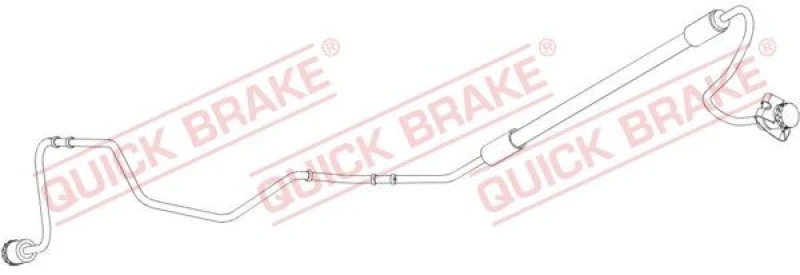 Image of QUICK BRAKE Brake hose QUICK BRAKE 96.013