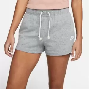 image of Nike Sportswear Gym Vintage Womens Shorts - Grey