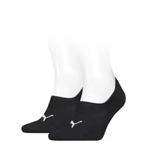 Image of Puma 2 Pack HC Footie Sock - Black
