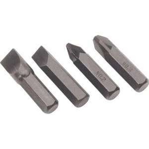 image of Draper 4 Piece Impact Screwdriver Bit Set