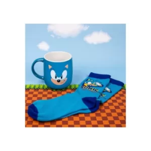 Image of Sonic the Hedgehog Mug and Sock Set