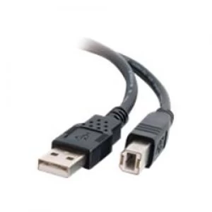 Image of C2G 2m USB 2.0 A/B Cable - Black