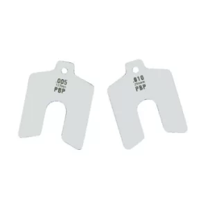Image of Precision Brand 0.500MMX100X100MM Stainless Slotted Shim (Pk-10)