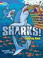 image of sharks coloring book