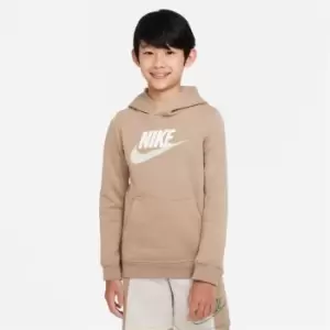 Image of Nike Sportswear Club Fleece Big Kids Pullover Hoodie - Green