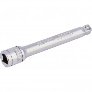 Image of Draper 1/4" Drive Satin Chrome Wobble Socket Extension Bar 1/4" 75mm