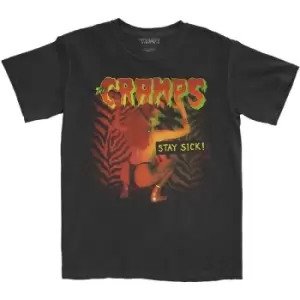 Image of The Cramps - Stay Sick Unisex X-Large T-Shirt - Black