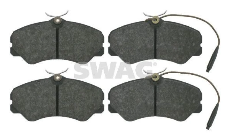 Image of Brake pad set SWAG 62 91 6049