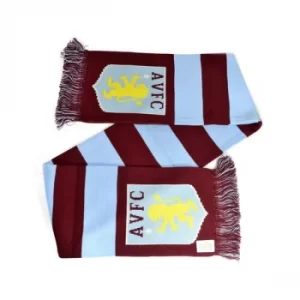 image of Aston Villa Jacquard Knit Bar Scarf