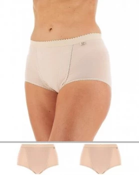 Image of Sloggi 2Pack Control Skin Briefs
