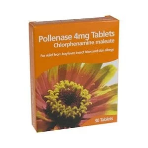 Image of Pollenase Allergy & Hayfever Chlorphenamine Tablets 30s