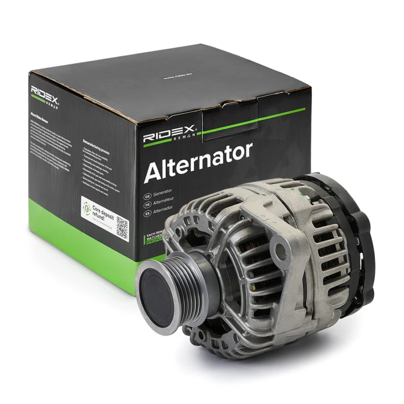 Image of RIDEX REMAN 4G0219R Generator Alternator Charging Current: 120A, Voltage: 14V Alternator (4)