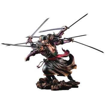 Image of One Piece Portrait Of Pirates Wa-Maximum PVC Figure - Roronoa Zoro (Demon Aura Nine-Sword Style Asura)