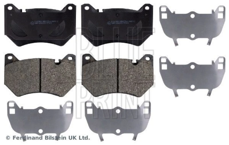 Image of Blue PRINT Brake pad set Blue PRINT ADBP420077