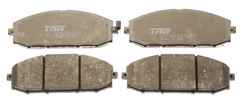 Image of TRW GDB3361 Brake pad set with acoustic wear warning Brake Pad Set,disc brake (402)