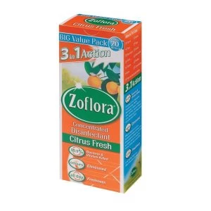 image of Robinson Young Robinson Young Zoflora Concentrated Disinfectant Citrus Fresh 500ml