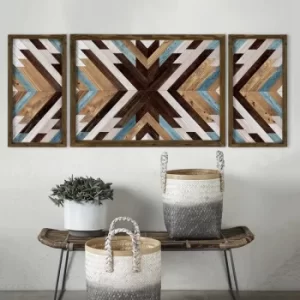 Image of TAH038 Multicolor Decorative Framed MDF Painting