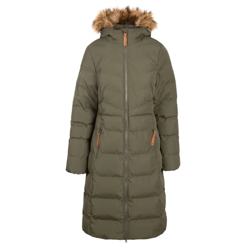Image of Trespass Audrey Jacket, Green, Size S, Women Green VKPFN Female S
