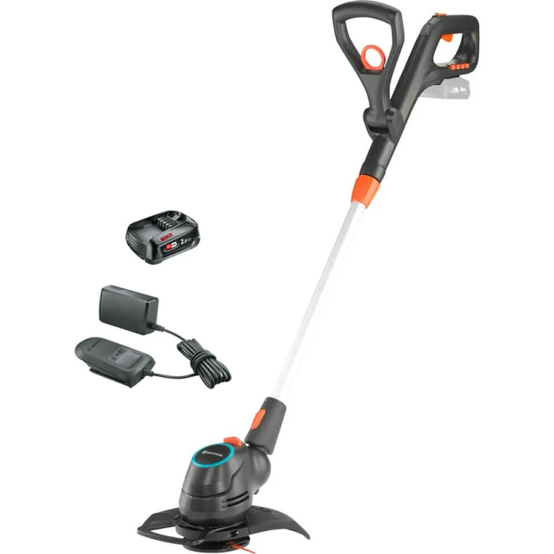 Image of Gardena COMFORTCUT 23 P4A 18v Cordless Grass Trimmer and Edger 230mm COMFORTCUT 23 14701-55 Batteries: 1 x 2ah Li-ion