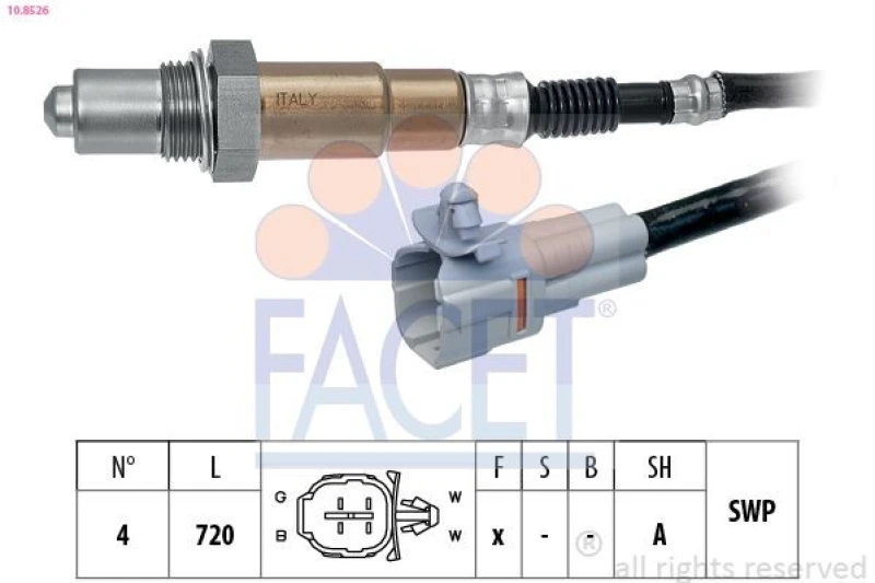 Image of FACET Lambda sensor FACET 10.8526