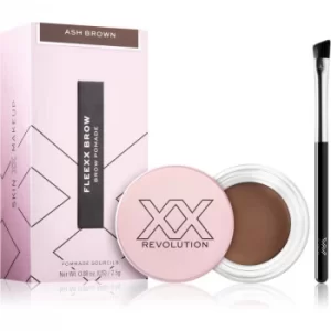 XX by Revolution FLEXX BROW Longwear Eyebrow Gel with Brush Shade Ash Brown 2.5 g