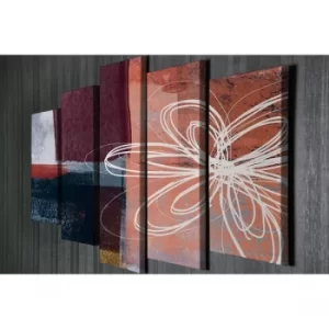 Image of BC104 Multicolor Decorative Canvas Painting (5 Pieces)