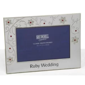 Image of Petal Jewel Silver Frame 40th Anniversary