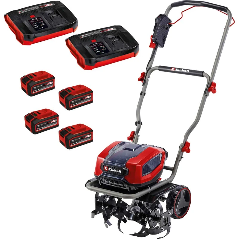 Image of Einhell Professional GP-CR 36/45 Li E BL 36v Cordless Brushless Tiller 450mm GP-CR 36/45 Li E BL Batteries: 4 x 6ah Li-ion