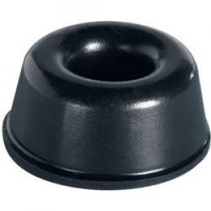Image of Foot self adhesive circular Black x H 22.3mm x 10.2mm PB