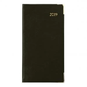 Image of Collins CAPV 2019 Classic Slim Portrait Desk Diary Week to View Ref