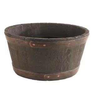 image of Oakwood Barrel Planter