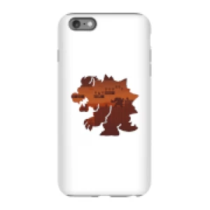 image of Nintendo Super Mario Bowser Silhouette Phone Case - iPhone 6 Plus - Tough Case - Gloss