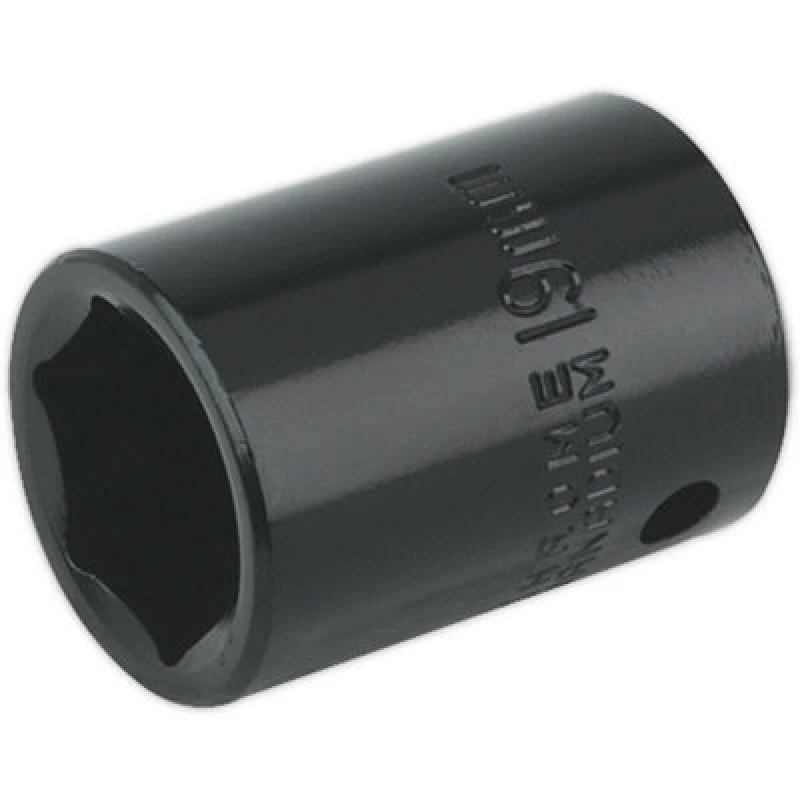 Image of Loops 19mm Forged Impact Socket - 1/2 Inch Sq Drive - Chrome-Vanadium Wrench Socket Multi