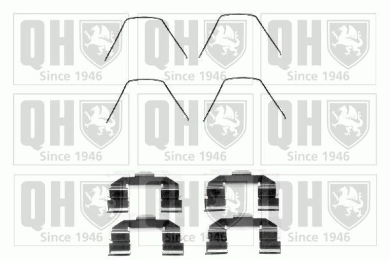 Image of QUINTON HAZELL Brake pad fitting kit QUINTON HAZELL BFK930