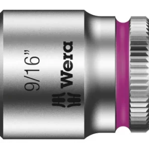 image of Wera 8790 HMA Zyklop 1/4" Drive Hexagon Socket Imperial 1/4" 9/16"