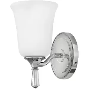 Image of Applique murale salle de bains Blythe Chrome poli 22,3 Cm